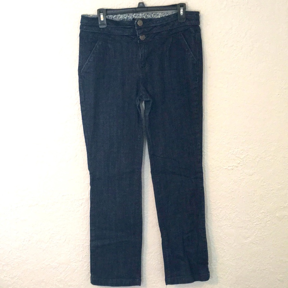 Dark straight leg jeans size 12